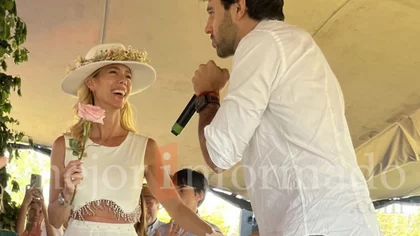 El tierno momento en la boda de Nicole Neumann y Manu Urcera