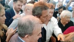 Massa con Weretilneck, Figueroa y Gutiérrez en Cipolletti