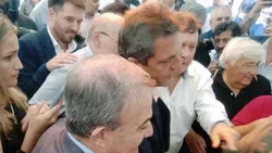 Massa con Weretilneck, Figueroa y Gutiérrez en Cipolletti