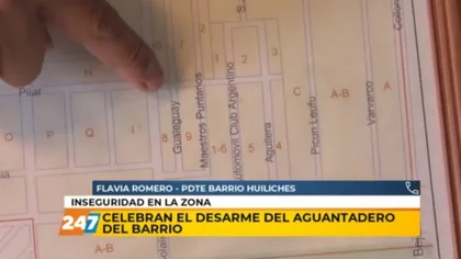 ¿Cuál es la situación del "aguantadero" del Barrio Huiliches?