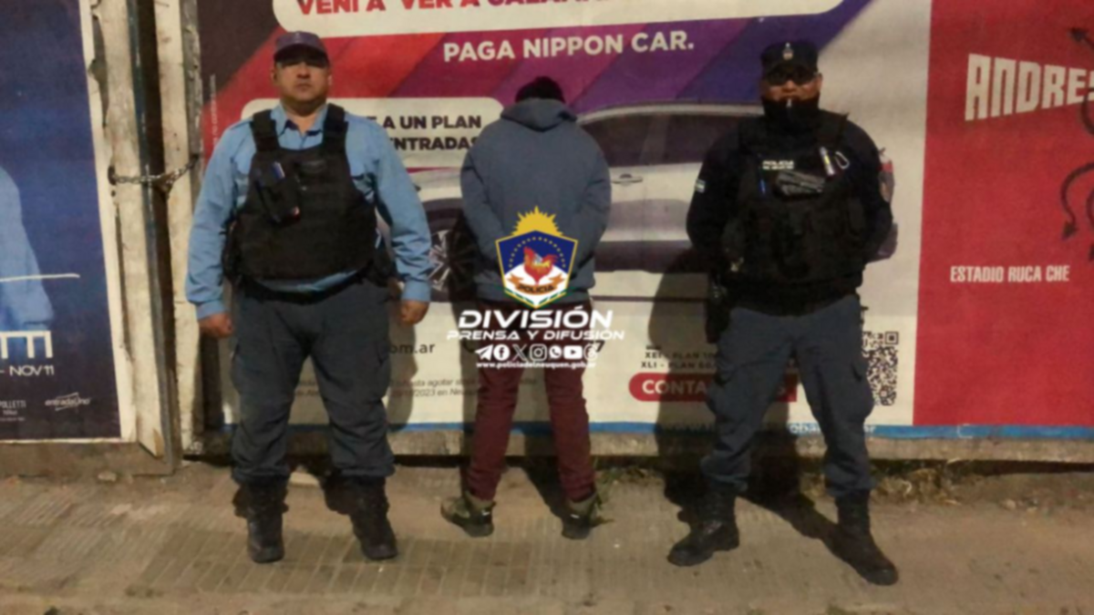 Otra madrugada de delincuencia en Neuquén capital: dos detenidos