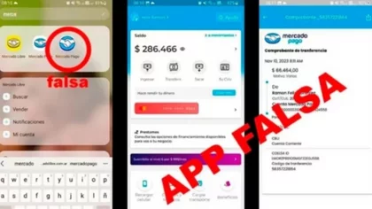 Alerta por una app trucha de Mercado Pago