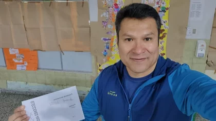 Votó Osvaldo Llancafilo: "Gane quien gane, será una nueva etapa"