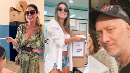 Balotaje 2023: así fue el voto de los famosos