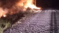 Incendiaron un transformador y se llevaron 300 metros de cables