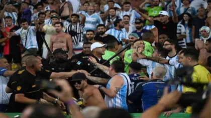 Agresión en el Maracaná: imágenes de una previa violenta