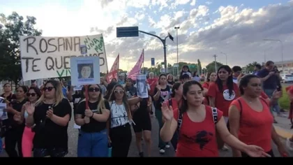 Búsqueda de Rosana: organizaciones y familiares marcharon en la Ruta 22