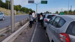 Choque en cadena generó demoras en el tránsito