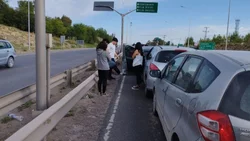 Choque en cadena generó demoras en el tránsito