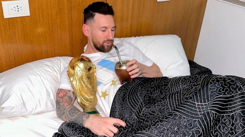 Lionel Messi promocionó unas papas fritas con gusto a ¡mate!