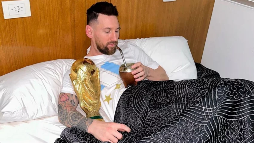 Lionel Messi promocionó unas papas fritas con gusto a ¡mate!