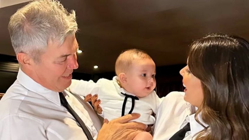 EN FOTOS: el bautismo de Sarah Burlando, la hija de Barby Franco