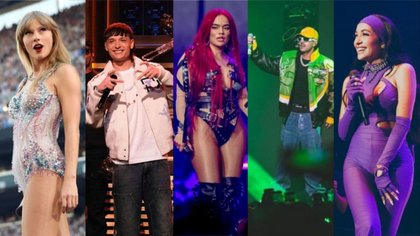 Cuáles fueron los artistas más escuchados del año