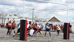 Histórico: El Penal de Rawson inauguró una cancha de rugby