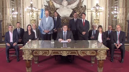 Javier Milei anunció el DNU para desregular la economía