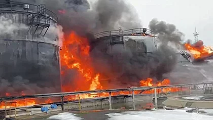Ucrania atacó una terminal de gas rusa