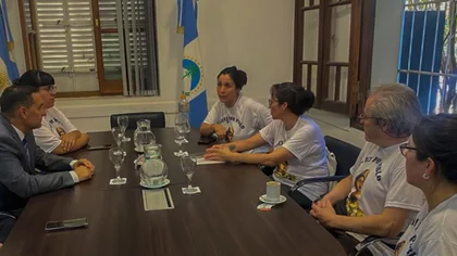 Nicolini recibió a familiares del soldado Pablo Córdoba