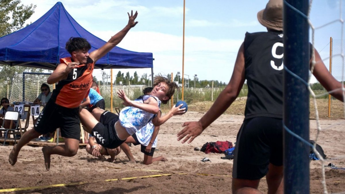 Neuquén fue sede del Arena 1000 de beach handball