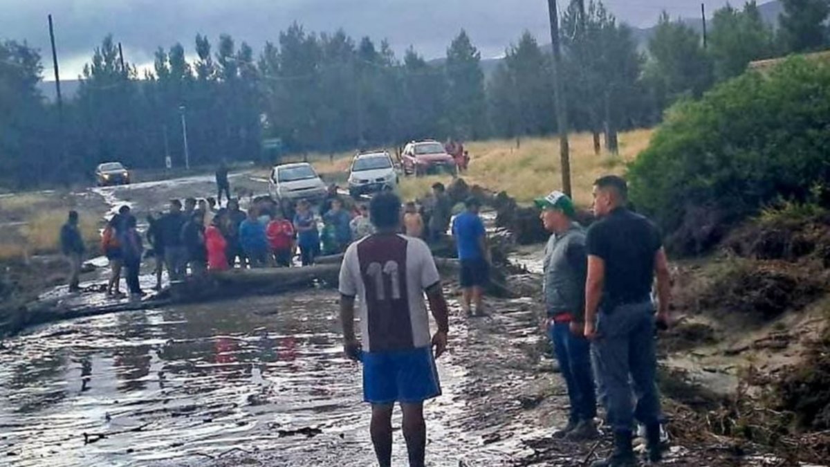 Chorriaca sufrió un fuerte temporal de lluvia y barro