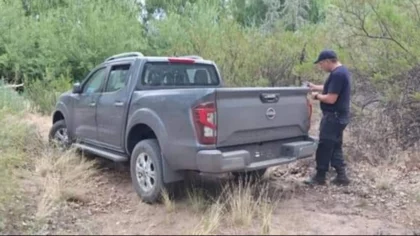 Encuentran en Río Negro una camioneta robada en Madryn