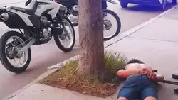 Robo y persecución: la víctima corrió al delincuente