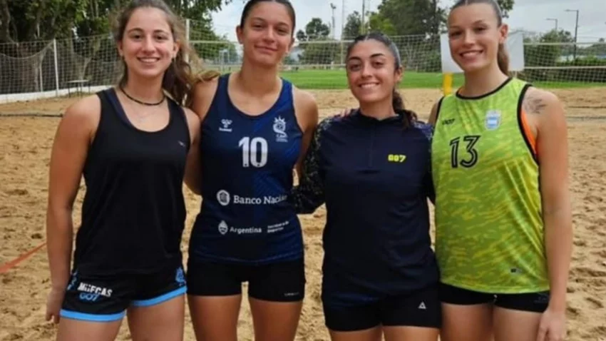 Presencia neuquina en la Selección de Beach Handball