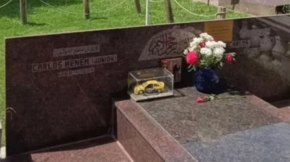 Vandalizaron las tumbas de Carlos Menem y su hijo Carlos Jr.