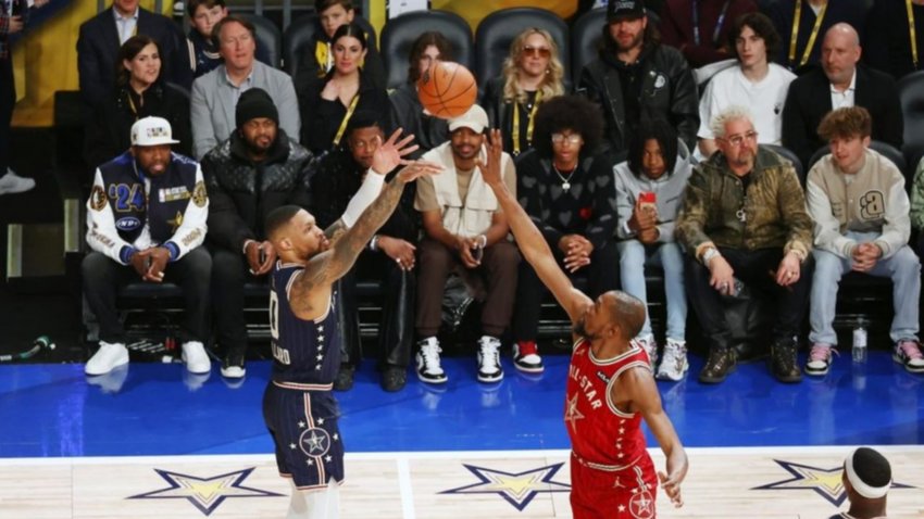 El inusual tanteador en el Juego de las Estrellas de la NBA: 211 a 186