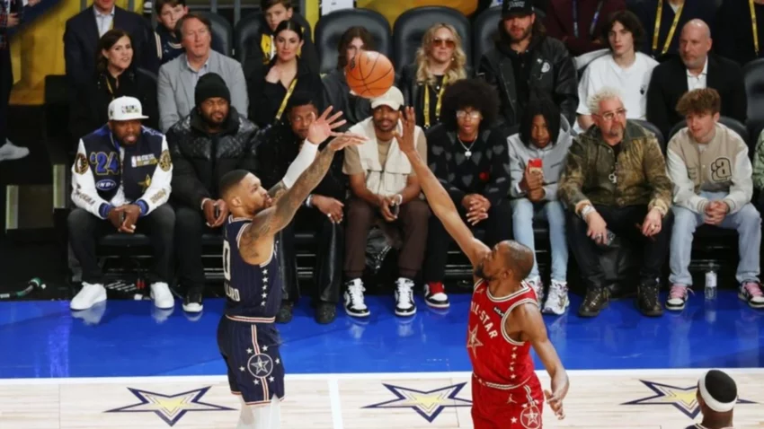 El inusual tanteador en el Juego de las Estrellas de la NBA: 211 a 186