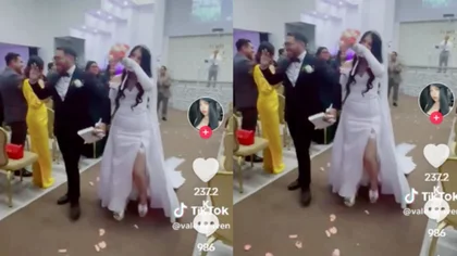 Rompió el vestido de novia antes de su boda y se volvió viral