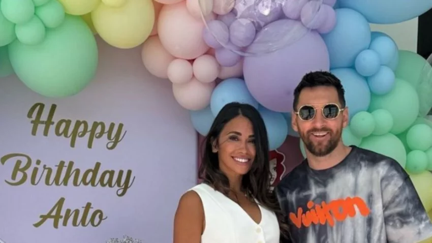 El emotivo mensaje de Messi a Antonella por su cumpleaños