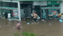 Corrientes: se aprovecharon del temporal y saquearon una farmacia