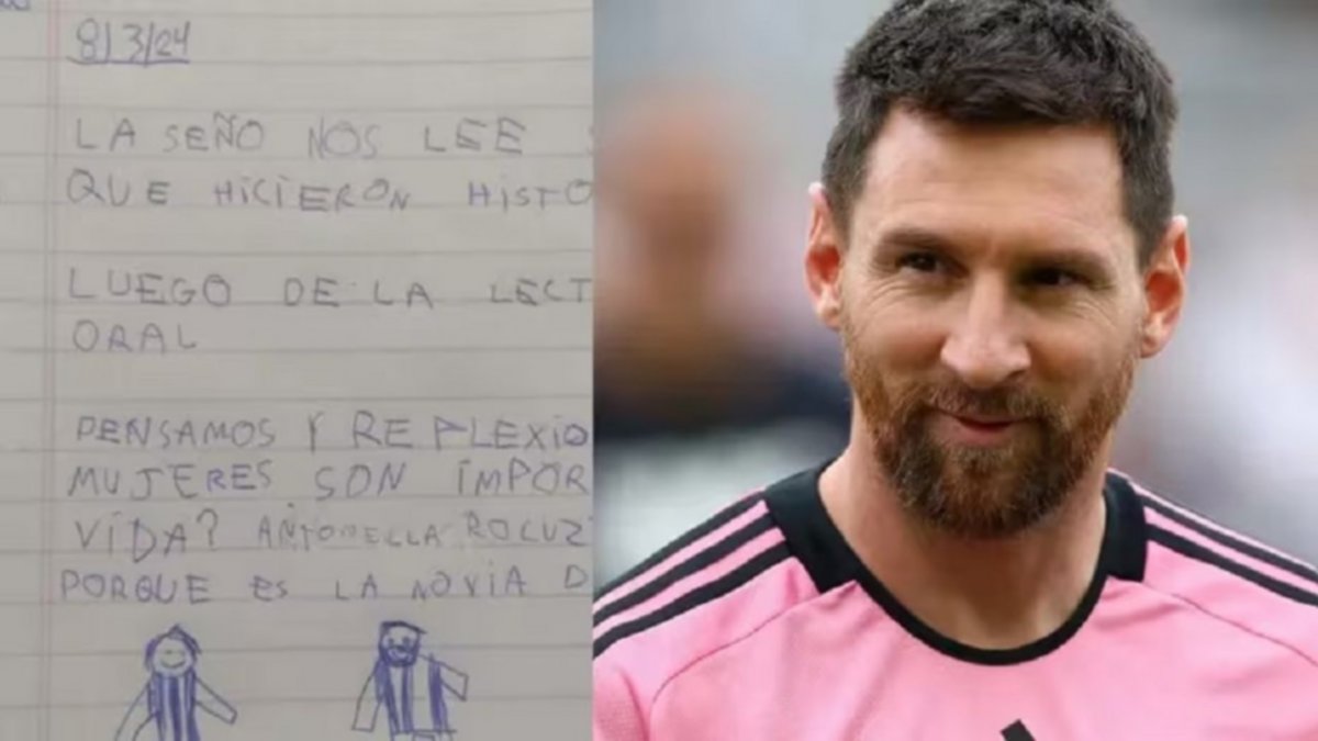 Eligió a la mujer más importante de su vida y nombró a Messi