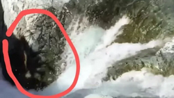 ¡Aterrador! Captan una extraña sombra en el Cajón del Azul