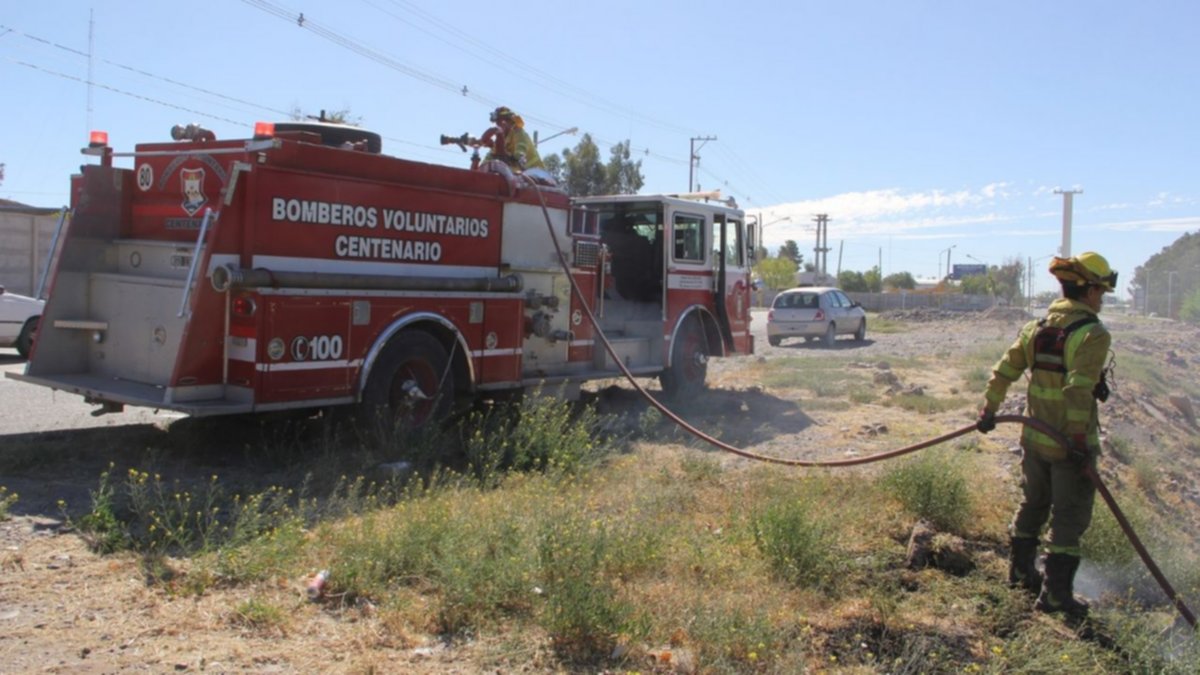 Preocupación por otro incendio intencional frente a la Ruta 7
