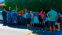 Habla el hombre que socorrió al nene encerrado en el auto