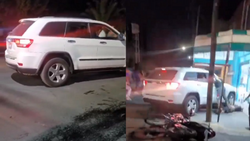 VIDEO VIRAL: atropelló, huyó y volvió a atropellar