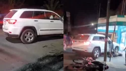 VIDEO VIRAL: atropelló, huyó y volvió a atropellar