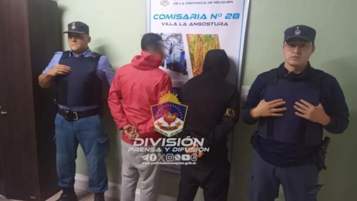 Cayeron dos chilenos que robaban con inhibidores en Neuquén