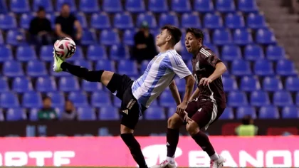 El segundo, con derrota: México goleó 3-0 a la Selección Sub-23