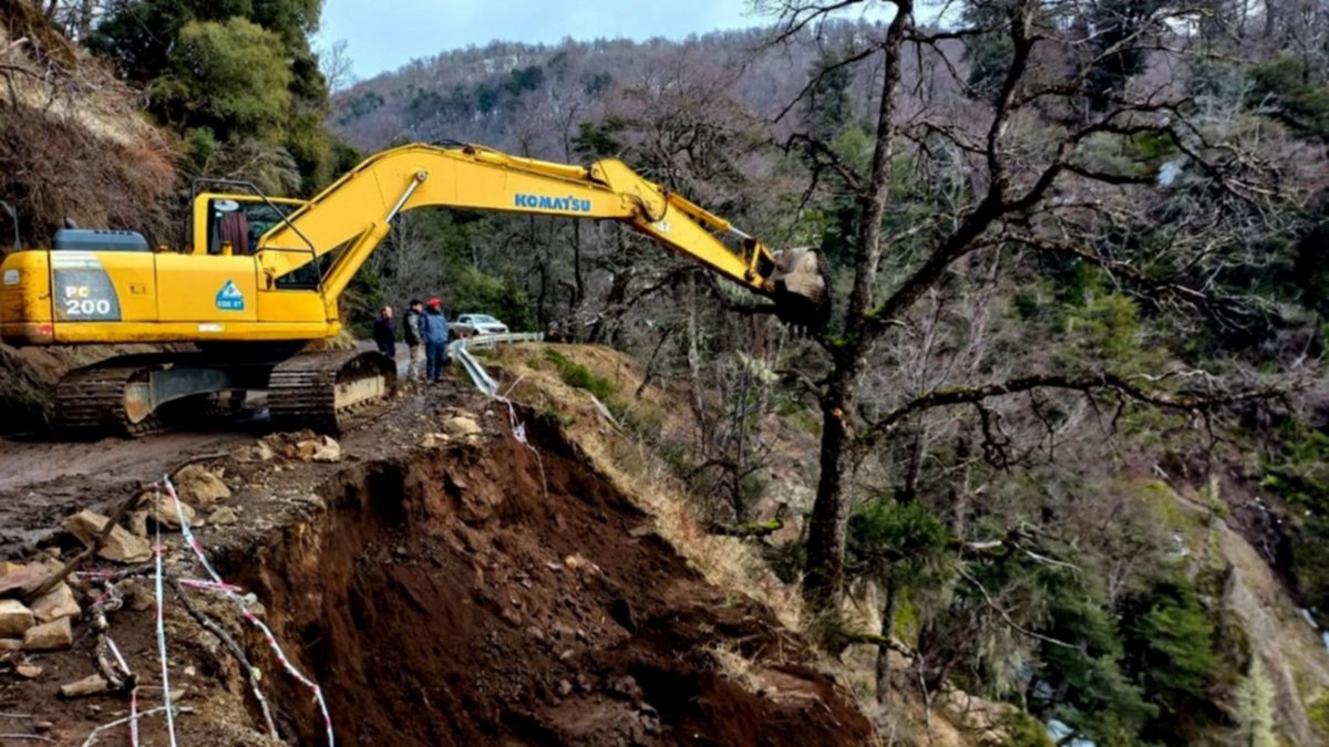 Empezaron a reparar un importante acceso en San Martín de los Andes