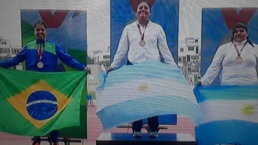 La zapalina Giuliana Baigorria, campeona sudamericana U20