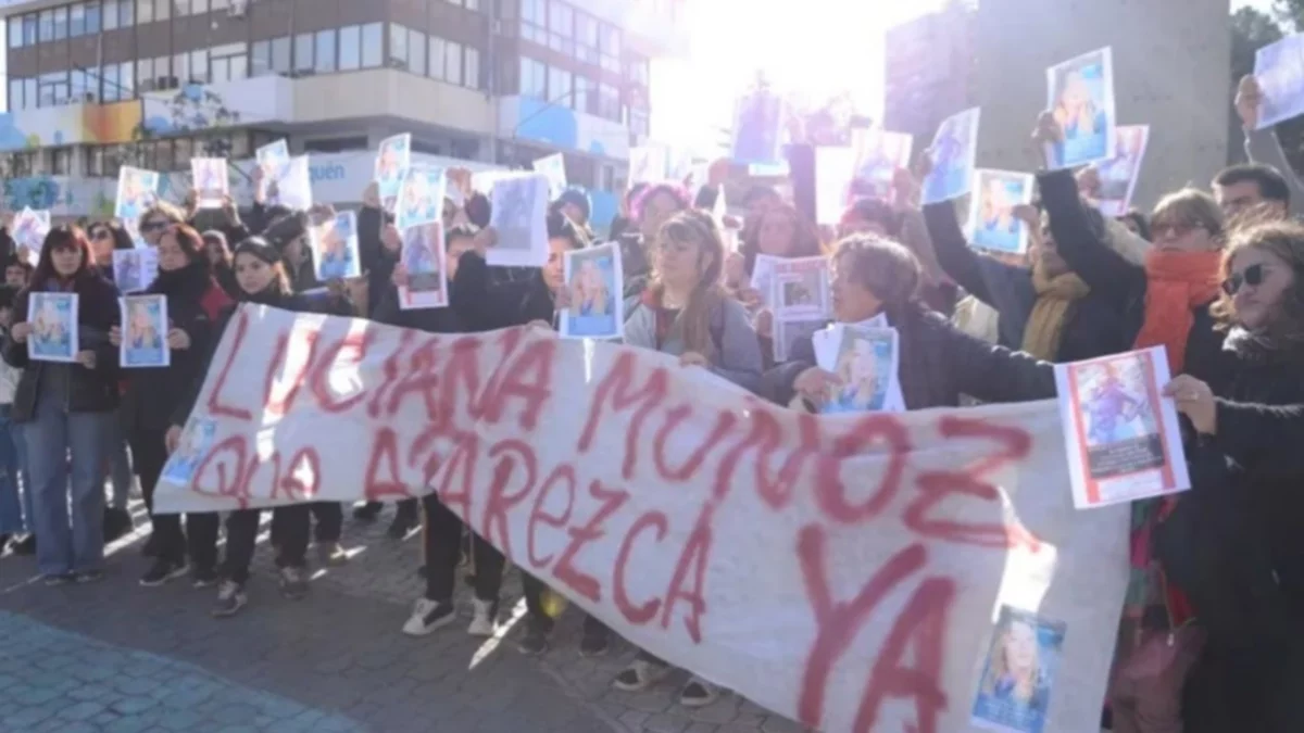 Marcharon en Neuquén, a una semana de la desaparición de Luciana Muñoz