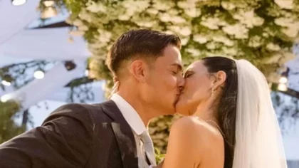 Oriana Sabatini y Paulo Dybala ya son marido y mujer