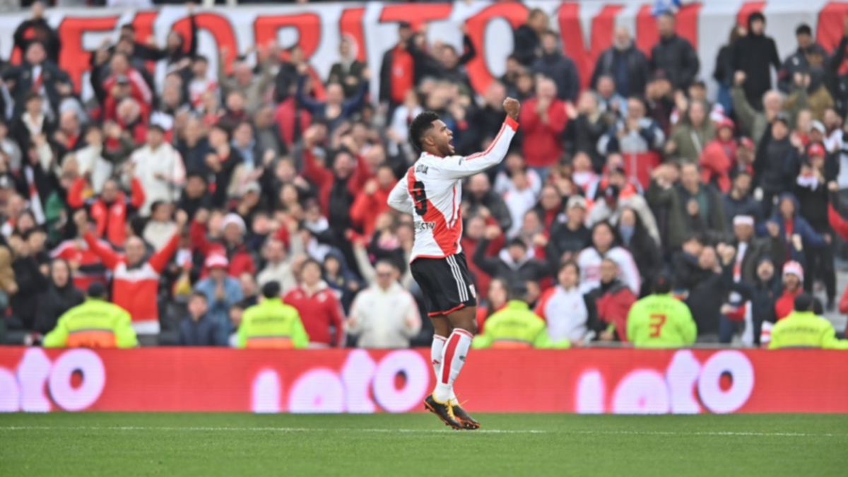 En un frenético encuentro River empató con Lanús: mirá los goles