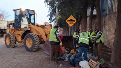En zona centro: desalojaron a personas en situación de calle