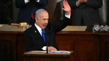 En EEUU, Netanyahu pidió apoyo incondicional a la guerra