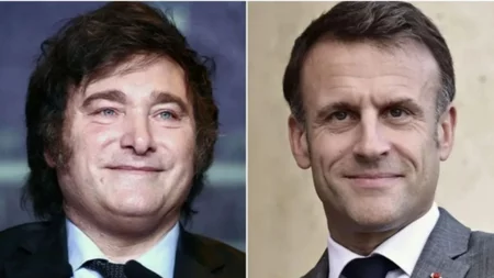 Milei llegó a París para reunirse con Macron