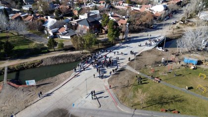 Terminaron las obras en el puente sobre Arroyo Durán con fondos provinciales