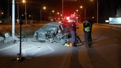 Una madre y su bebé, muy graves tras un violento choque contra un poste en Ruta 7